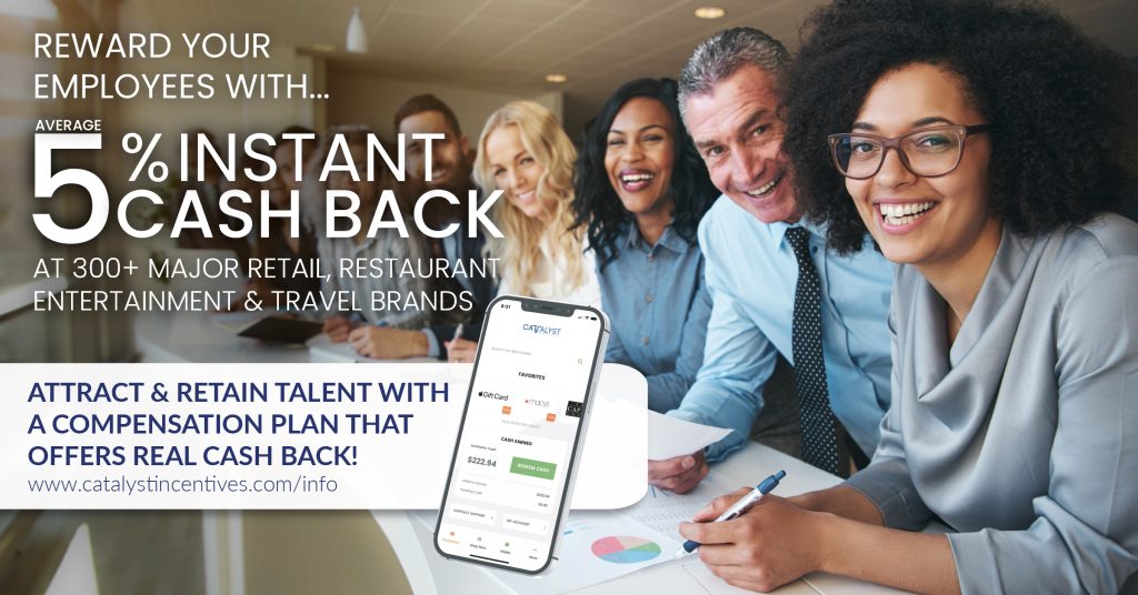 Instant Cash Back Rewards as an Employee Benefit